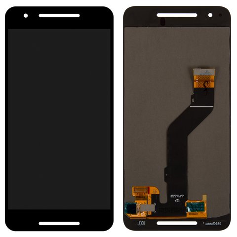 Дисплей для Huawei Nexus 6P, черный, без рамки, Оригинал переклеено стекло , NIN A22 NIN A2