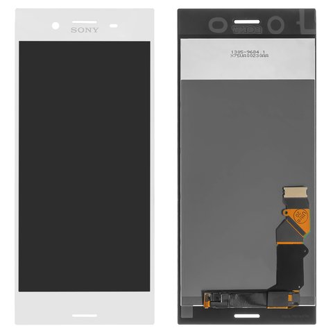 Дисплей для Sony G8141 Xperia XZ Premium, G8142 Xperia XZ Premium Dual, сріблястий, без рамки, luminous chrome