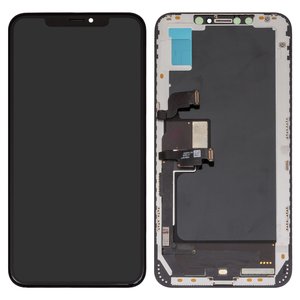 Дисплей для iPhone XS Max, черный, с рамкой, Original PRC , NEW
