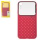 Чохол Baseus для iPhone XR, червоний, плетений, скло, пластик, #WIAPIPH61-BL09