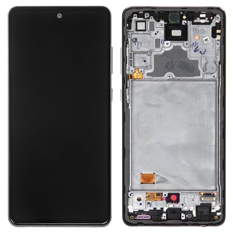 Дисплей для Samsung A725 Galaxy A72, A726 Galaxy A72 5G, чорний, з рамкою, Original PRC 