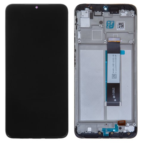 Дисплей для Xiaomi Poco M3, черный, с рамкой, Original, M2010J19CG, #560002J19C00