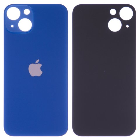 Задняя панель корпуса для iPhone 13, синяя, нужно снять стекло камеры, small hole