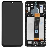 Дисплей для Samsung A326 Galaxy A32 5G, чорний, з рамкою, Original (PRC), SM-A326B