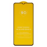 Захисне скло для Realme C35, сумісне з чохлом, Full Glue, (без упаковки), чорний