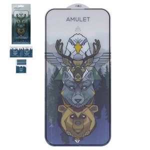 Защитное стекло iNobi Amulet для Apple iPhone 15 Plus, iPhone 16 Plus, Full Glue, Anti Static, черный