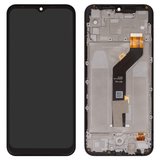 Дисплей для Tecno Spark 6 Go (KE5, KE5J), черный, с рамкой, High Copy, FPC6504-09