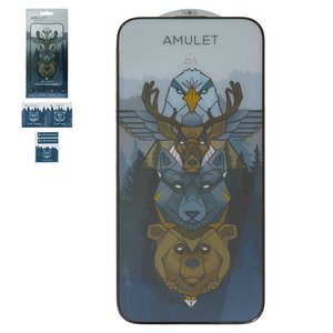 Защитное стекло iNobi Amulet для Apple iPhone 16 Pro Max, Full Glue, Anti Static, черный