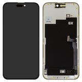 Дисплей для iPhone 15 Pro Max, чорний, з рамкою, High Copy, без мікросхеми, (OLED), GX OEM hard