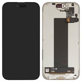 Дисплей для iPhone Air, черный, с рамкой, Оригинал (переклеено стекло)
