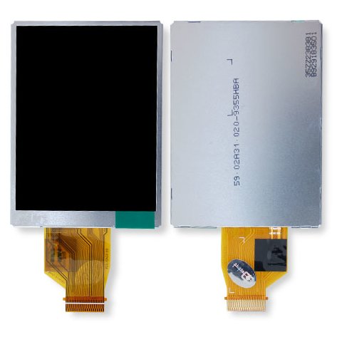 Pantalla LCD puede usarse con Kodak M893; Fujifilm F480 FD, J50, S1000; Jenoptik JD10.0z3; Samsung S1060; Olympus FE330, FE4000, FE4010, FE46, FE5020, FE5030, X845, X890, X925, X930, X960, sin marco