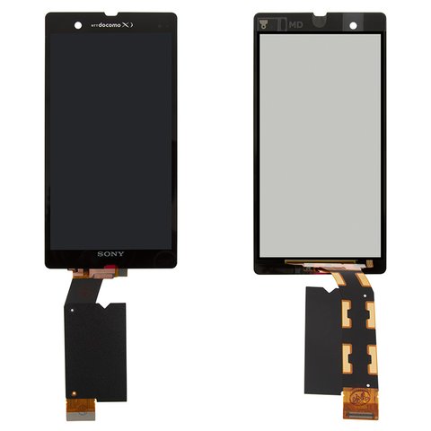 LCD compatible with Sony C6602 L36h Xperia Z, C6603 L36i Xperia Z, C6606 L36a Xperia Z, black, without frame, Original PRC  