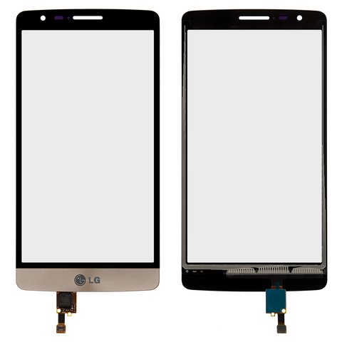 Touchscreen compatible with LG G3s D722, G3s D724, golden 