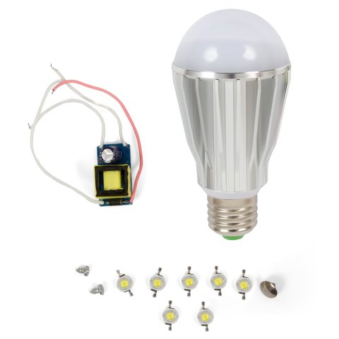 Juego de piezas para armar lámpara LED SQ Q17 E27 7 W – luz blanca cálida