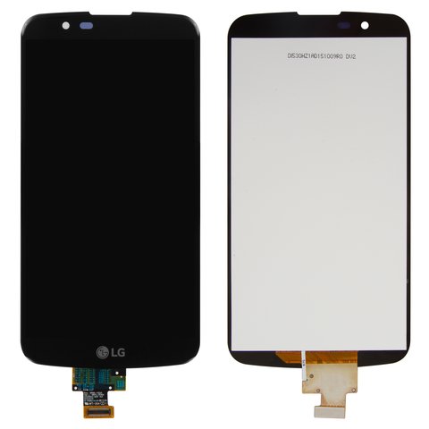 Pantalla LCD puede usarse con LG K10 K410, K10 K420N, K10 K430DS, K10 K430DSF, K10 K430DSY, negro, sin marco, Original PRC , sin microchip