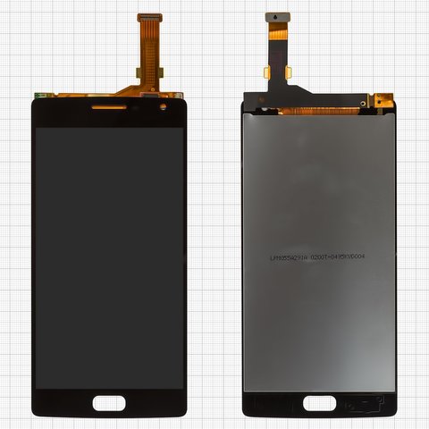 LCD compatible with OnePlus 2, black, Original PRC  