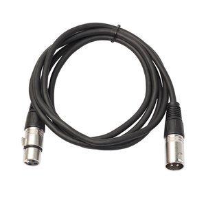 Cable de 3 pines macho+hembra  para transmitir datos por el protocolo DMX512