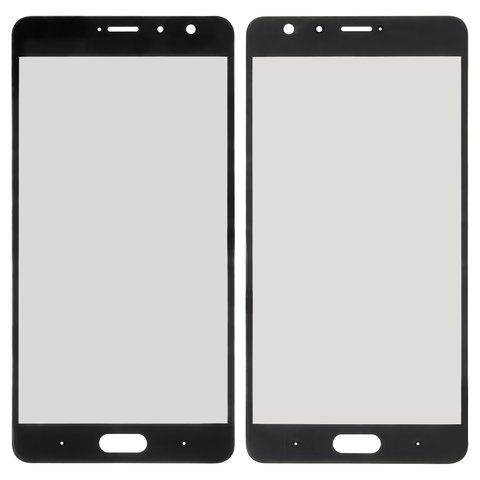 Housing Glass compatible with Meizu Pro 7, black 