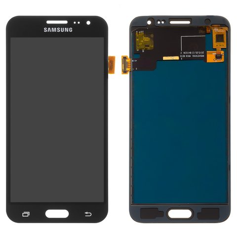 LCD compatible with Samsung J320 Galaxy J3 2016 , black, without adjustment of light, without frame, Copy, TFT  