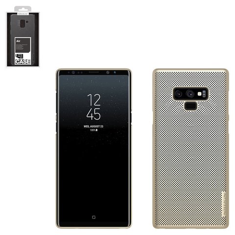 Case Nillkin Air Case compatible with Samsung N960 Galaxy Note 9, golden, perforated, plastic  #6902048161047