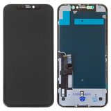 Дисплей для iPhone 11, черный, с рамкой, Original (PRC), с защитным экраном дисплея, NEW
