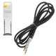 AUX Cable Baseus M30, (TRS 3.5 mm, 100 cm, gray, nylon braided) #CAM30-BS1