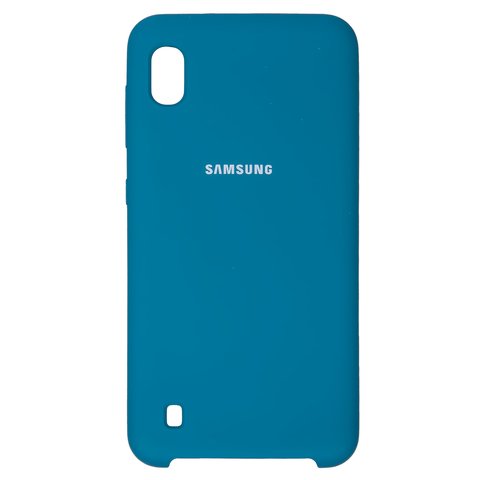Funda puede con Samsung A105 Galaxy A10, azul, Original Case, silicona, cosmos blue (46) - All Spares
