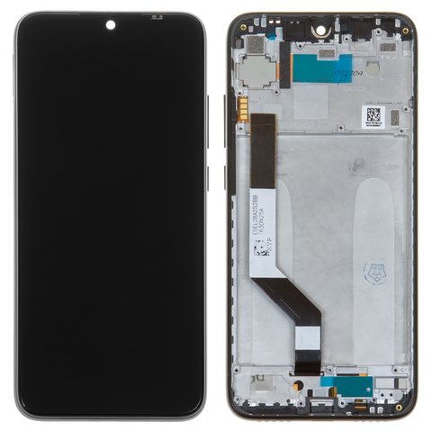 LCD compatible with Xiaomi Redmi Note 7, Redmi Note 7 Pro, black, with frame, High Copy, M1901F7G, M1901F7H, M1901F7I 