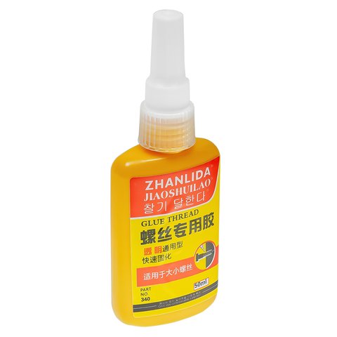 Glue Thread Zhanlida 340, yellow, 50 ml 