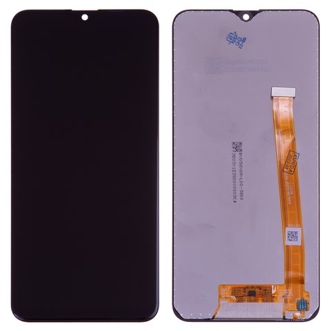 LCD compatible with Samsung A202 Galaxy A20e, black, without frame, original change glass 