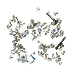 Screw compatible with iPhone 13 mini, black, full set 