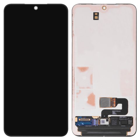 LCD compatible with Samsung S901 Galaxy S22 5G, black, without frame, original change glass 