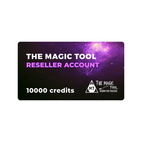 Cuenta de revendedor The Magic Tool  10000 créditos 