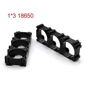 Montura para baterías 18650, 1x3