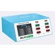 Mains Charger RELIFE RL-309A, (100 W, Power Delivery (PD), with LCD, 8 ports)
