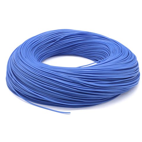 Wire In Silicone Insulation 24AWG, 0,25 мм², 1 m, dark blue, UL3135 