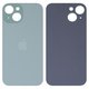 Housing Back Cover compatible with iPhone 15, (green, no need to remove the camera glass, HC, big hole)