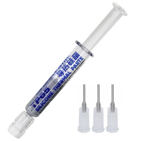 Pasta térmica Mechanic TP65, de silicona, en jeringa, 5 ml, 6.3 Вт м*К