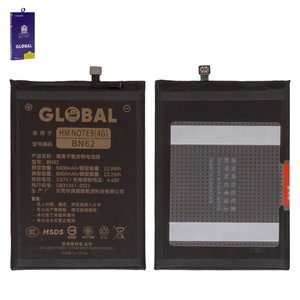 Battery Mechanic BN62 compatible with Xiaomi Poco M3, Redmi 9T, Redmi Note 9 4G, Li Polymer, 3.85 V, 5900 mAh 