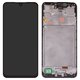 LCD compatible with Samsung A165 Galaxy A16, (black, with frame, Original (PRC))