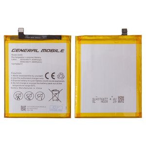 Battery G005 compatible with General Mobile GM 8, Li Polymer, 3.85 V, 3005 mAh, Original PRC  