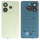 Housing Back Cover compatible with Xiaomi Redmi Note 14 4G, (green, with camera lens, global version, lime green)