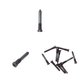 Screw compatible with iPhone 15, iPhone 16, (gray, 10 pcs., external, natural titanium)
