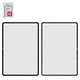 Housing Glass G+OCA PRO compatible with Xiaomi Pad 6S Pro 12.4, (with OCA film, black)