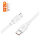 USB кабель Hoco X96, 2xUSB тип-C, 100 см, 100 Вт, 3 A, белый, #6931474799159