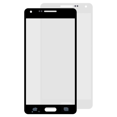 Housing Glass compatible with Samsung A500F Galaxy A5, A500FU Galaxy A5, A500H Galaxy A5, A500M Galaxy A5, white 