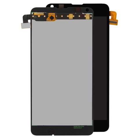 LCD compatible with Microsoft Nokia  640 Lumia, black, without frame 