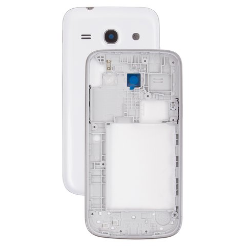 Housing compatible with Samsung G350 Galaxy Star Advance, white, single SIM 