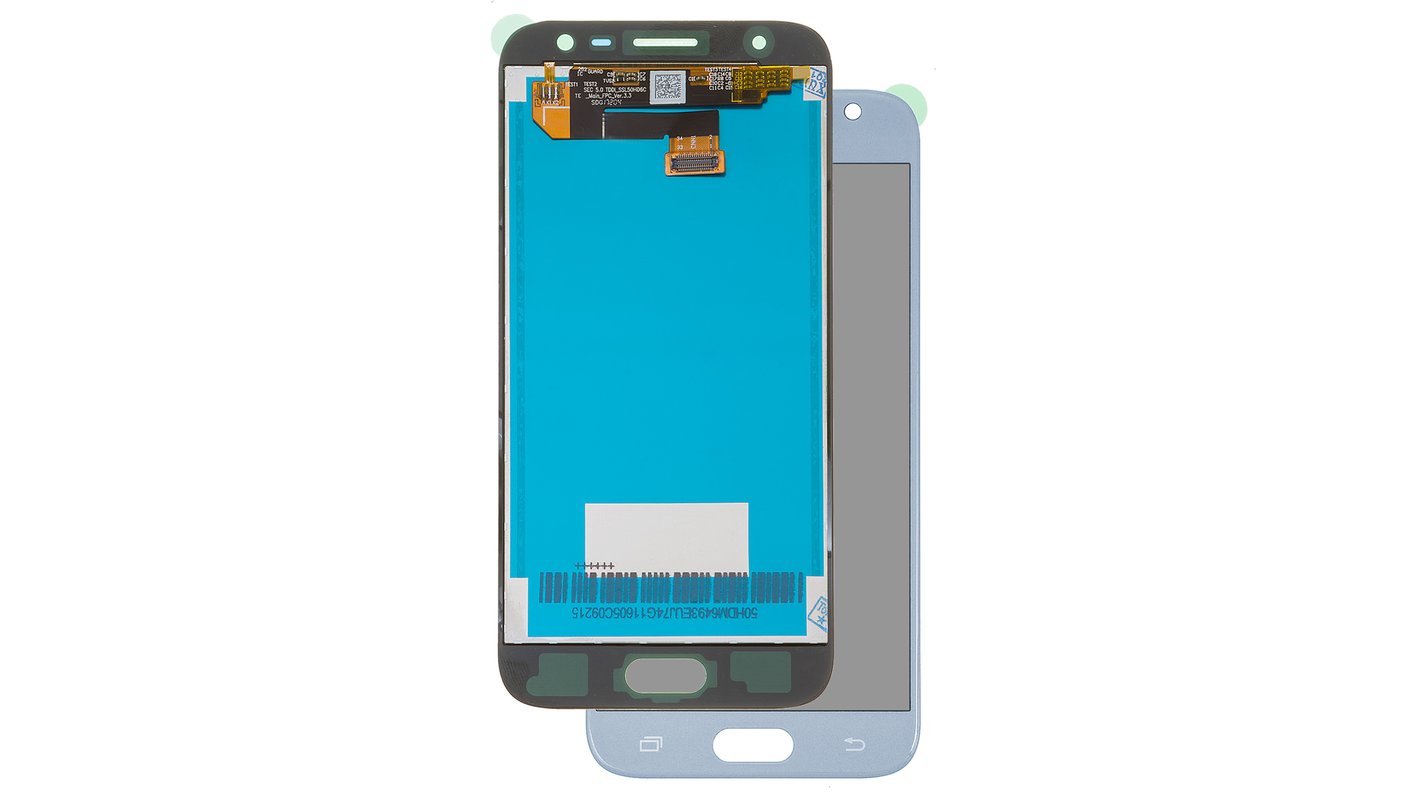 Lcd Compatible With Samsung J330 Galaxy J3 17 Blue With Touchscreen Original Change Glass Gsmserver