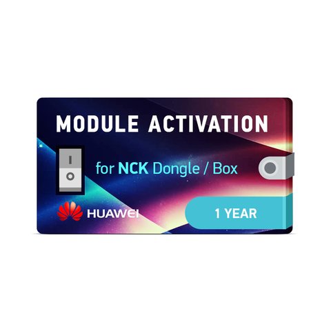 NCK Dongle NCK Box 1 Year Huawei Module Activation